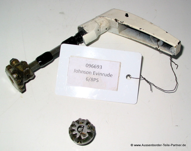 Schalthebel Johnson Evinrude 6 PS inkl. Zahnrad Gangschaltung